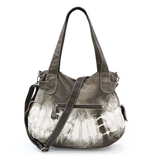 Purses and Handbags Women Tote Shoulder Top Handle Satchel Hobo Bags Fashion Washed Leather Purse… - Image 4