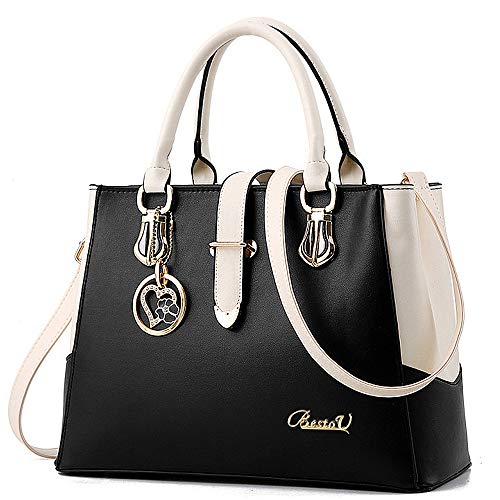 Purses and Handbags for Women Tote Shoulder Crossbody Bags with Long Strap Detachable