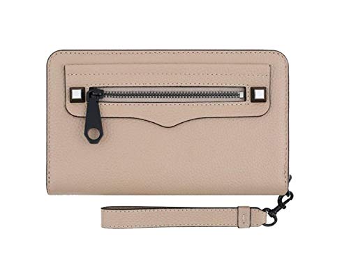 Rebecca Minkoff Regan Universal iPhone Plus Leather Wristlet Wallet, Nude - Image 3