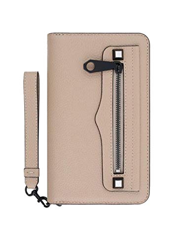 Rebecca Minkoff Regan Universal iPhone Plus Leather Wristlet Wallet, Nude - Image 4