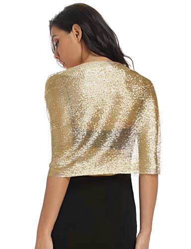 rheane sparkling metallic shawls and wraps for evening party dresses
