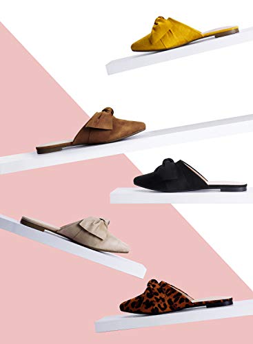 SANDALUP Mules Women Shoes w Pointed Toe and Elegant Bowknot - Image 7