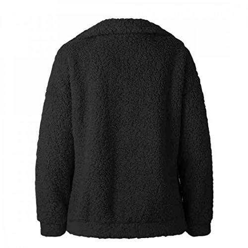 YYW Jackets for Women,Casual Fleece Fuzzy Faux Shearling Warm Winter Oversized Outwear Jackets Shaggy Coat - Image 6