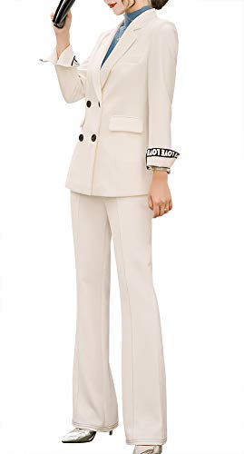 SUSIELADY Women’s Two Pieces Office Business Suits Office Lady Business Suits for Women Slim Blazer & Pant/Skirt (39… - Image 3