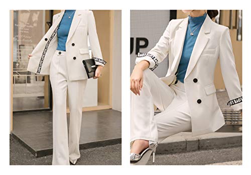 SUSIELADY Women’s Two Pieces Office Business Suits Office Lady Business Suits for Women Slim Blazer & Pant/Skirt (39… - Image 5