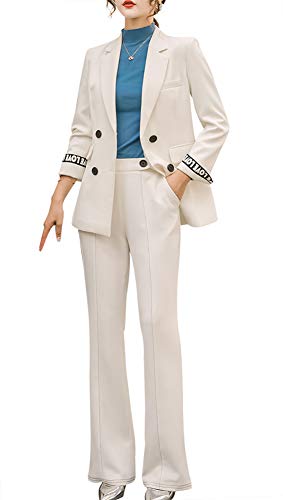 SUSIELADY Women’s Two Pieces Office Business Suits Office Lady Business Suits for Women Slim Blazer & Pant/Skirt (39…