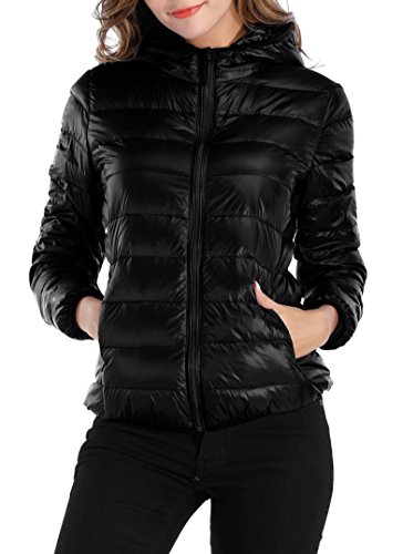 Sarin Mathews Womens Packable Ultra Lightweight Down Jacket Outwear Puffer Coats