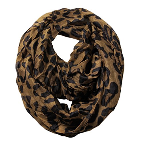 Scarfand's Classic Leopard Print Infinity Scarf