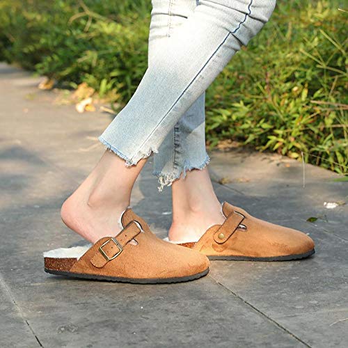 Seranoma Microsuede Cork Clogs for Women - Plush Fur Lined Clog Slippers with EVA Foam Footbed for Ultimate Foot Comfort… - Image 7