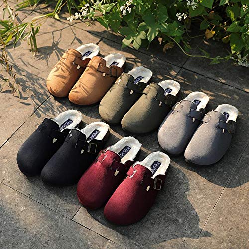 Seranoma Microsuede Cork Clogs for Women - Plush Fur Lined Clog Slippers with EVA Foam Footbed for Ultimate Foot Comfort… - Image 8