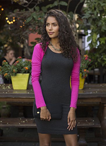 Simlu Long Sleeve Bolero Shrug for Women Casual Bolero for Everyday, Date Nights, Parties - Image 6