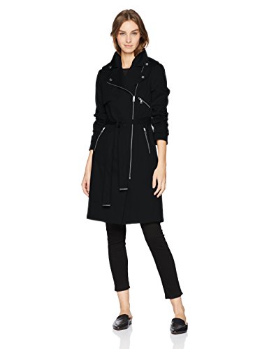 Soia & Kyo Women's Athena Stretch Cotton Trench Coat with Tie Closure