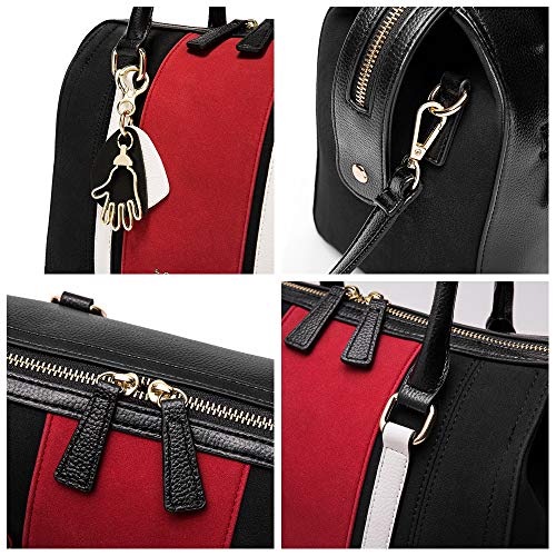 Sonori Purse and Handbag for Women Top Handle Satchel Handbag Shoulder Bag with Stylish Bag Charm - Image 7
