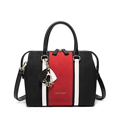 Sonori Purse and Handbag for Women Top Handle Satchel Handbag Shoulder Bag with Stylish Bag Charm