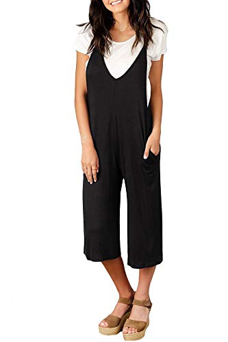 Spadehill Women's Casual Loose Fit Jumpsuit with Pocket