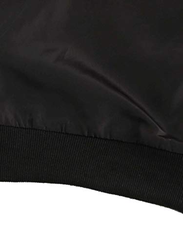 SweatyRocks Women's Lightweight Letter Print Zip Up Drawstring Hoodie Mesh Crop Top Jacket - Image 6