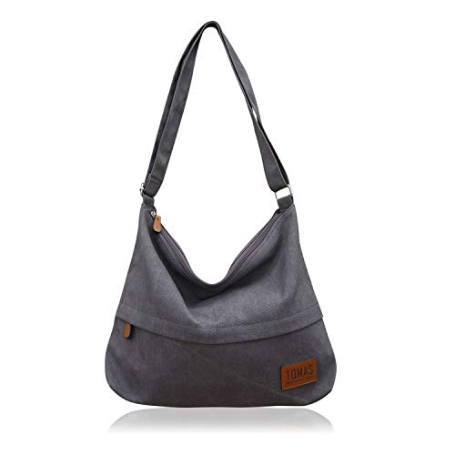 TOMAS Canvas Bag, Women's Hobo Handbags Canvas Shoulder Bag Hobo Crossbody Bag Casual Tote Bag Purse Shopping Work… - Image 8