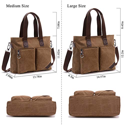 ToLFE Women Top Handle Satchel Handbags Tote Purse Shoulder Bag - Image 5