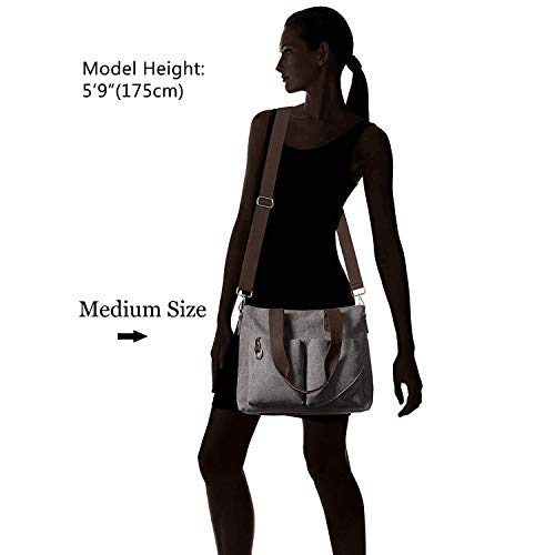 ToLFE Women Top Handle Satchel Handbags Tote Purse Shoulder Bag - Image 8