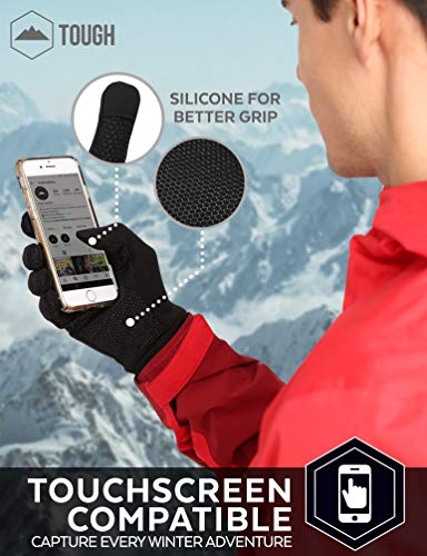 Tough Outdoors Touch Screen Running Gloves - Winter Glove Liners for Texting, Sports & Exercise - Lightweight Cold… - Image 3