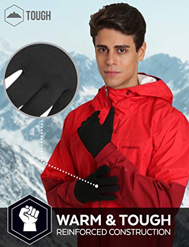 Tough Outdoors Touch Screen Running Gloves - Winter Glove Liners for Texting, Sports & Exercise - Lightweight Cold… - Image 5