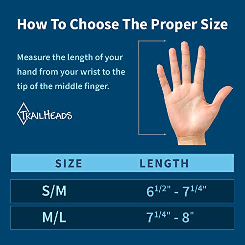 TrailHeads Power Stretch Convertible Mittens - Women’s Fingerless Gloves - Image 5