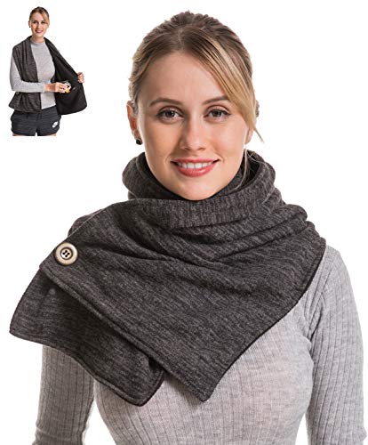 Travel Pocket Women Infinity Scarf Wife Girlfriend Christian Good Gift
