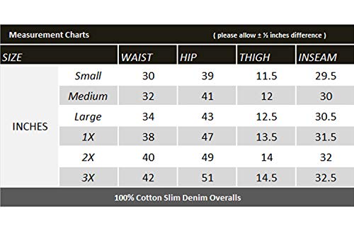 Twiin Sisters Women's Classic Basic Boyfriend Fit Casual Denim Bib Overalls - Image 6