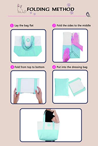 UCANDO Women Tote Bag for School Work Travel and Shopping Included a Dressing Bag - Image 7