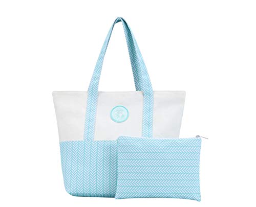 UCANDO Women Tote Bag for School Work Travel and Shopping Included a Dressing Bag