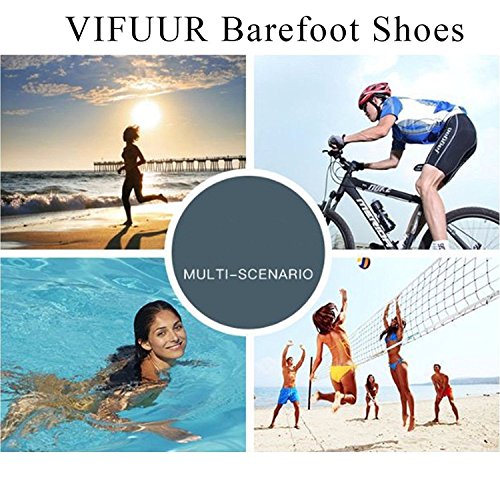 VIFUUR Water Sports Shoes Barefoot Quick-Dry Aqua Yoga Socks Slip-on for Men Women - Image 8