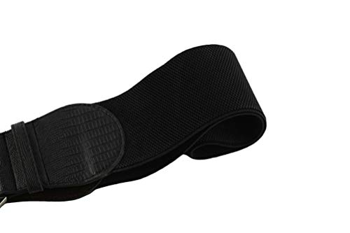 VOCHIC PU Leather Elastic Wide Belt for Women Ladies Dress Stretch Thick Waist Belts - Image 7