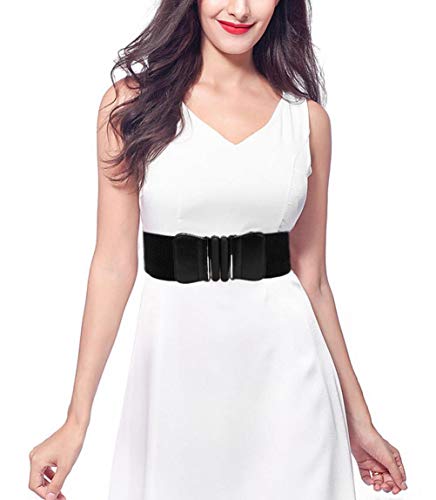 VOCHIC Wide Elastic Plus Size Dress Belt for Women Waist Belts Stretch Waistband - Image 5