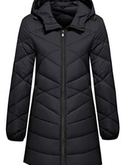 INVOLAND Womens Jacket Plus Size Bomber Jackets Lightweight with Pockets Zip Up Quilted Casual Coat Outwear