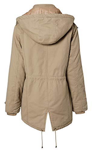 WenVen Women's Thickened Winter Quilted Cotton Jacket with Hood - Image 3