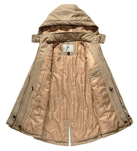 WenVen Women's Thickened Winter Quilted Cotton Jacket with Hood - Image 4