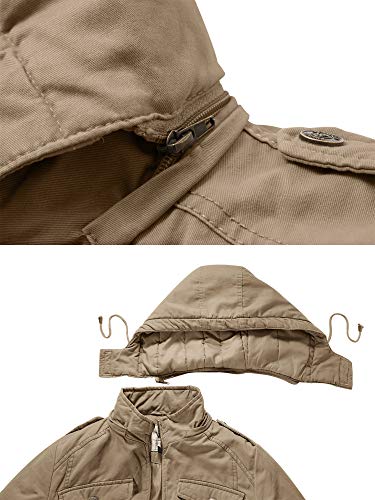 WenVen Women's Thickened Winter Quilted Cotton Jacket with Hood - Image 5