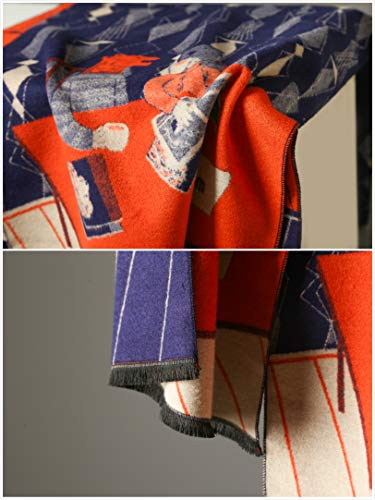 Jeelow Winter Pashmina Blanket Scarfs Shawls Wraps Open Front Poncho Cape For Women Wedding Evening Dresses - Image 5