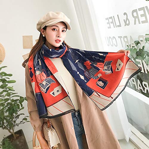 Jeelow Winter Pashmina Blanket Scarfs Shawls Wraps Open Front Poncho Cape For Women Wedding Evening Dresses - Image 6