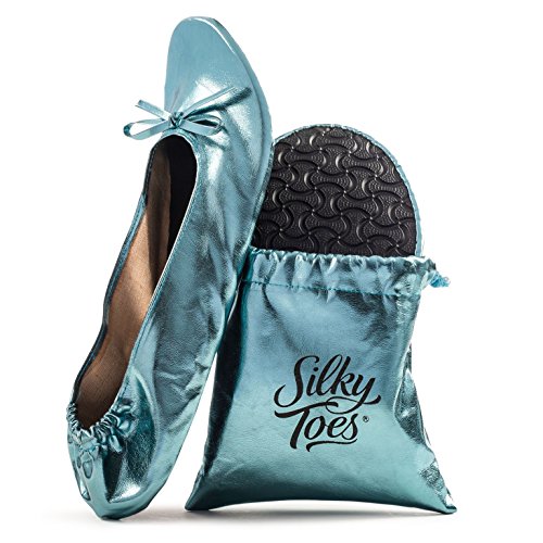 Women's Foldable Portable Travel Ballet Flat Roll Up Slipper Shoes