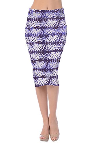 Womens Midi Mid Long Below Knee Pencil Skirt Made in USA