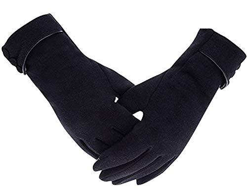 Womens Winter Gloves Touch Screen Texting Soft Thick Warm Fleece Lined Windproof Driving Mittens