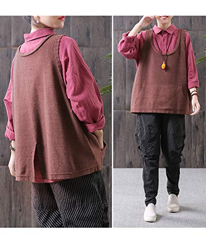 YESNO Long Sleeve Dress for Women Casual Boho Floral Drawstring Waist Maxi Dress with Pockets ED6 - Image 3