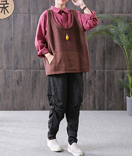 YESNO Long Sleeve Dress for Women Casual Boho Floral Drawstring Waist Maxi Dress with Pockets ED6 - Image 7