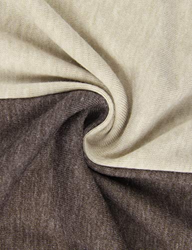 Youtalia Women's Hoodie Sweatshirt Long Sleeve Cowl Neck Pullover Color Block Thin Tunic Top - Image 6