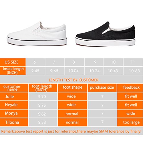 ZGR Women's Slip On Canvas Loafer Shoes Fashion Low Cut Sneakers - Image 8