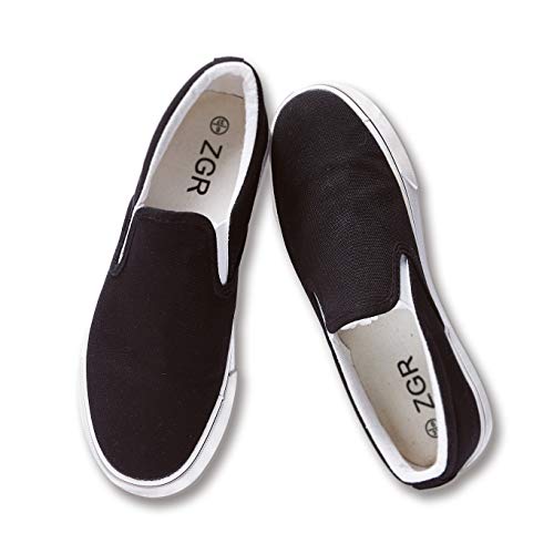 ZGR Women's Slip On Canvas Loafer Shoes Fashion Low Cut Sneakers