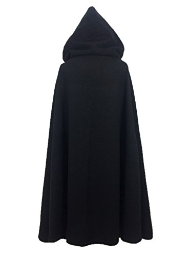 futurino Women Gothic Hooded Open Front Poncho Cape Coat Outwear Jacket Cloak - Image 6
