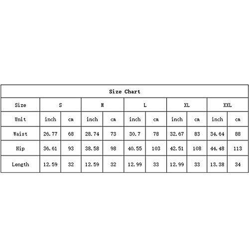 vanberfia Women's Stretchy Denim Jean Shorts with Pockets… - Image 4