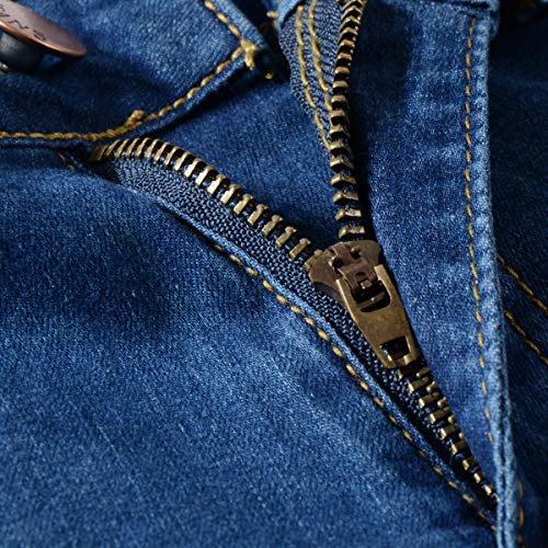 vanberfia Women's Stretchy Denim Jean Shorts with Pockets… - Image 7